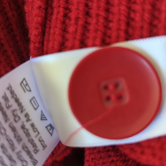 Coldwater Creek Red Sweater with Cap Sleeves - Picture 15 of 16
